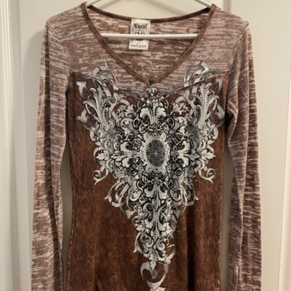 Vocal Long Sleeve Embellished Made in USA